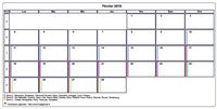 Choisissez les zones des vacances scolaires à afficher dans ce calendrier de février 2017