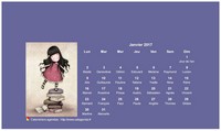 Calendrier Gorjuss mensuel 2017 une poupée différente chaque mois