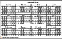 Calendrier 2013 format paysage