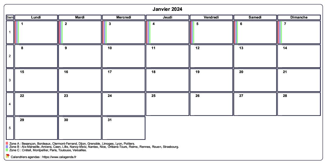 L'agenda - Vos rendez-vous du mois de janvier 2024