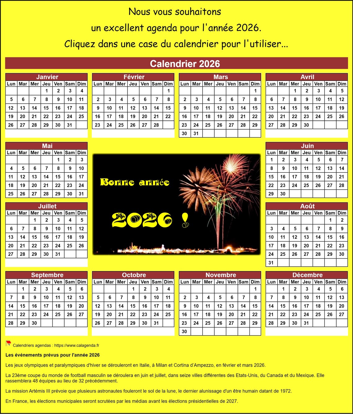 Bonne année 2026 Bonne année 2026