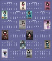 Calendrier 2027 annuel Gorjuss