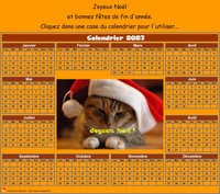 Calendrier 2027 spécial Noël