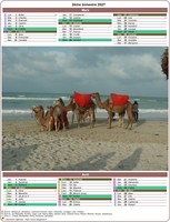 Calendrier 2027 bimestriel en décades avec photo