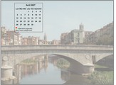Calendrier de mai 2027 à imprimer, incrusté en haut à gauche d'une photo