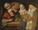 Les Acteurs de la Comédie Française- Antoine Watteau