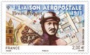 Première liaison aéropostale - timbre postal deux euros
