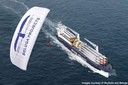 Le cargo Beluga SkySails et sa voile